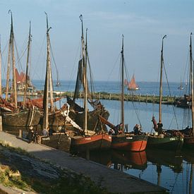 Fishing fleet Marken years 50 by Jaap Ros