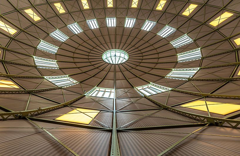 Abstract of the roof of the Koepel in Haarlem by Brian Morgan