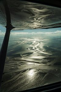 Waddenzee in vogelvlucht van mirrorlessphotographer