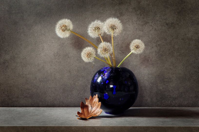 Dandelions in a vase by Corinne Welp