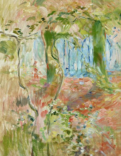 Berthe Morisot,Gestrüpp im Herbst von finemasterpiece