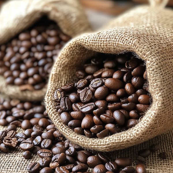 Bags of coffee beans by Black Coffee
