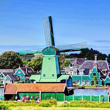 Zaanse Schans Zaandam Nederland van Hendrik-Jan Kornelis