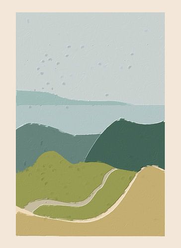 Abstract Impressionisme - Land