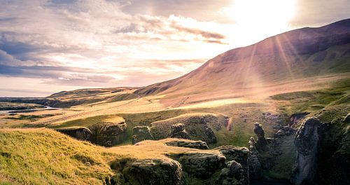 Rétro-éclairage en Islande
