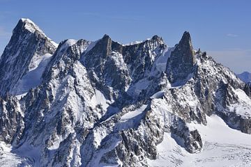 De Grandes Jorasses, Mont Blanc van Hozho Naasha