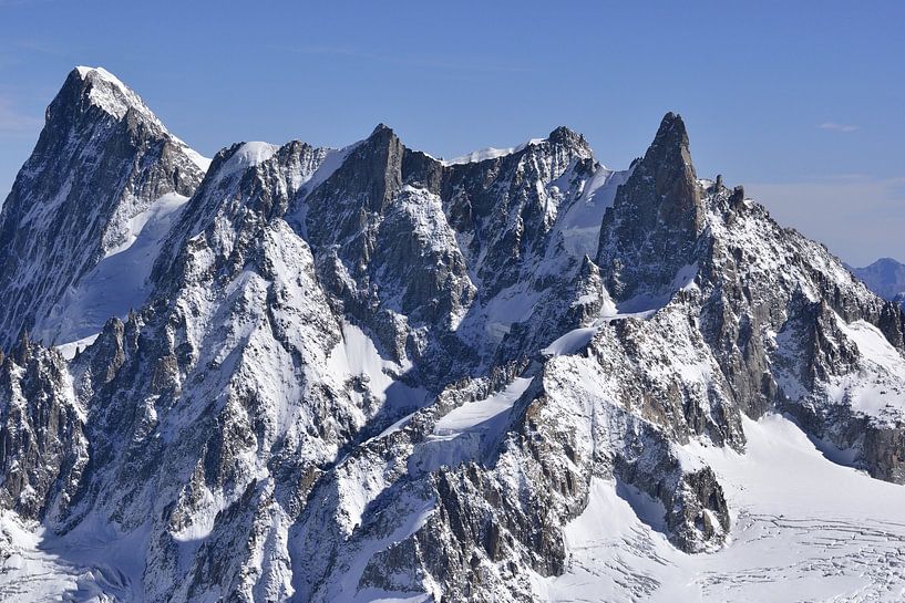 Les Grandes Jorasses, Mont-Blanc par Luci Boreali