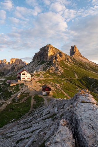Dolomites at sunrise