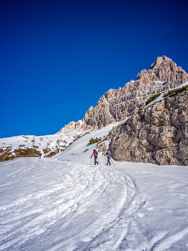 Les Dolomites - Randonnées hivernales aux Trois Cimes