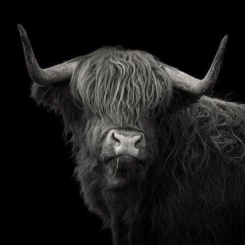 Highland Majesty – Kunstzinnig portret van Schots hooglandvee