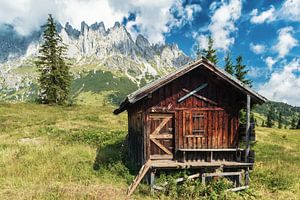 Cabane de montagne près du Hochkönig sur Ilya Korzelius