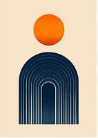 Bauhaus Blue Orange
