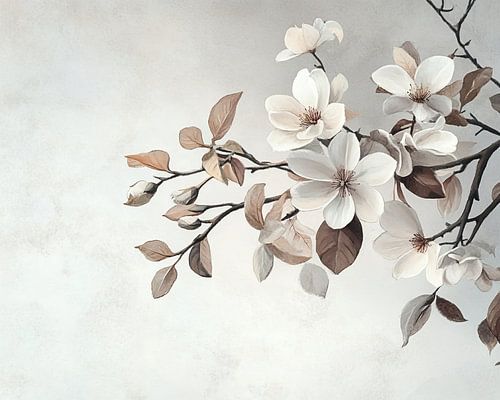 Bloesem | Witte Bloesem Kunst