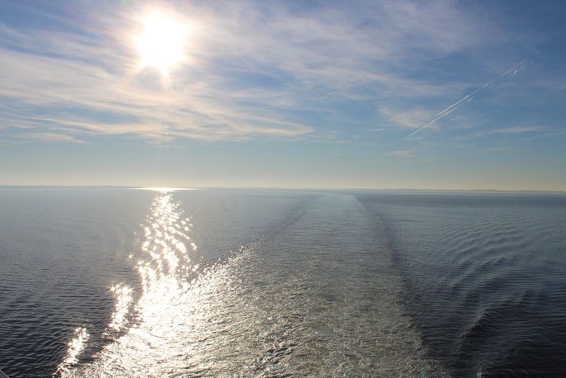 De zee, water, Boot, zon, Duitsland, Denemarken, Zweden en Noorwegen. von Angela van den Berg