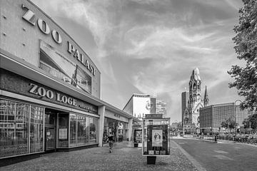 BERLIN City West at Hardenbergstrasse & Budapester Strasse | Monochrome by Melanie Viola