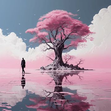 De reis naar de roze boom van Art Lovers