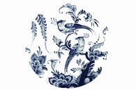 Delfts Blauw Paradijs. Vogels. van Alie Ekkelenkamp thumbnail