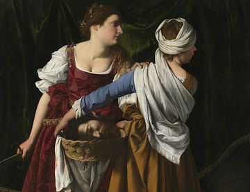 Judith und ihre Magd mit dem Haupt des Holofernes, Orazio Gentileschi