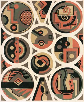 Collectie Decoraties en Kleuren 12 (1930) van Georges Valmier van Peter Balan