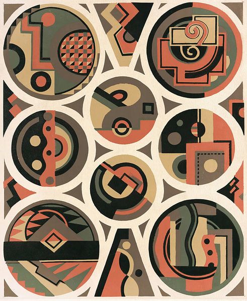 Collection Décors et couleurs 12 (1930) de Georges Valmier par Peter Balan
