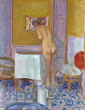 Akt mit rotem Tuch, Pierre Bonnard