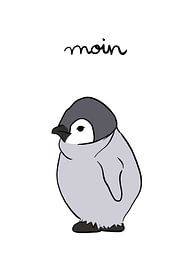Baby Pinguin - Moin von Bainai