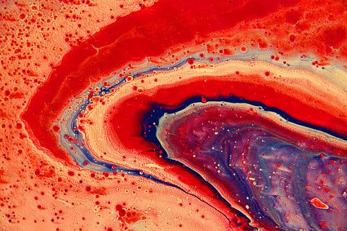 Geode in Rot von Joke Gorter