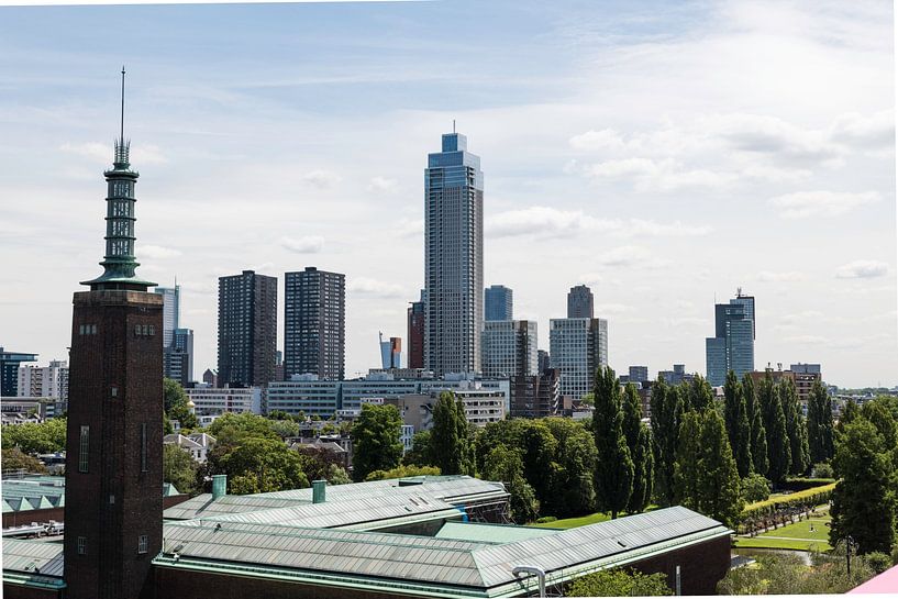 the skyline of the city of rotterdam in the netherlands by ChrisWillemsen