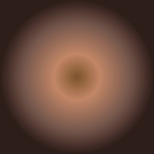 Retro geïnspireerd kleurverloop in jaren 70 kleurenpalet