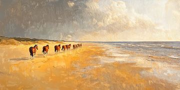 Paarden langs de Kust van Studio BB