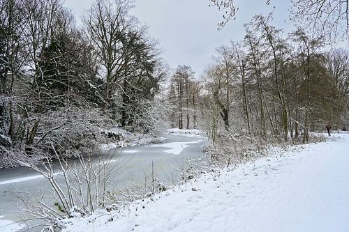 IJslandschap bij het Openluchttheater van Deurne