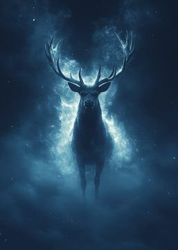 Cerf bleu mystique sur mlaelaty 23