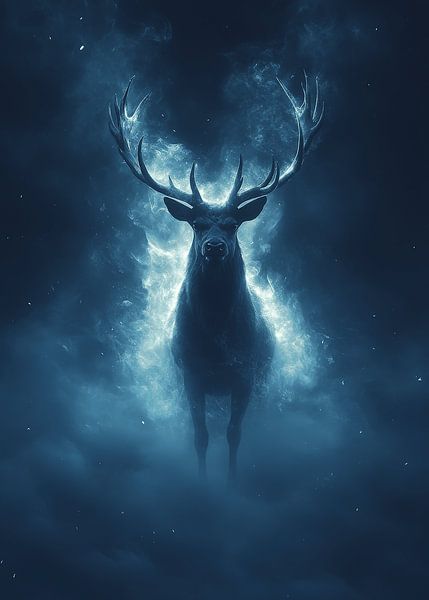 Mystischer Blauhirsch von mlaelaty 23