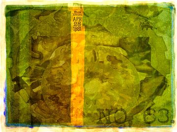 Collage Grün Nr. 63. Archiv von Rietje Bulthuis