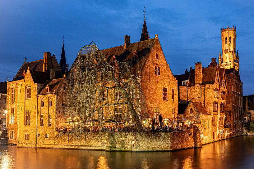 Lueur du soir sur Bruges par ALAIN HAUTMAN