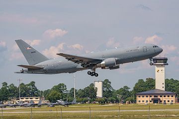 U.S. Air Force Boeing KC-46 Pegasus tankvliegtuig. van Jaap van den Berg