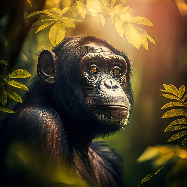 Bonobo by Digital Art Nederland