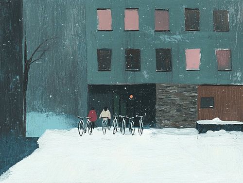 Cycling in the Snow
