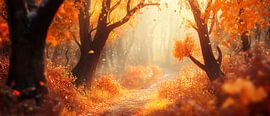 Herbstliche Waldstimmung von Poster Art Shop