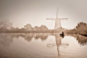 Visser op de Vecht van Frans Lemmens