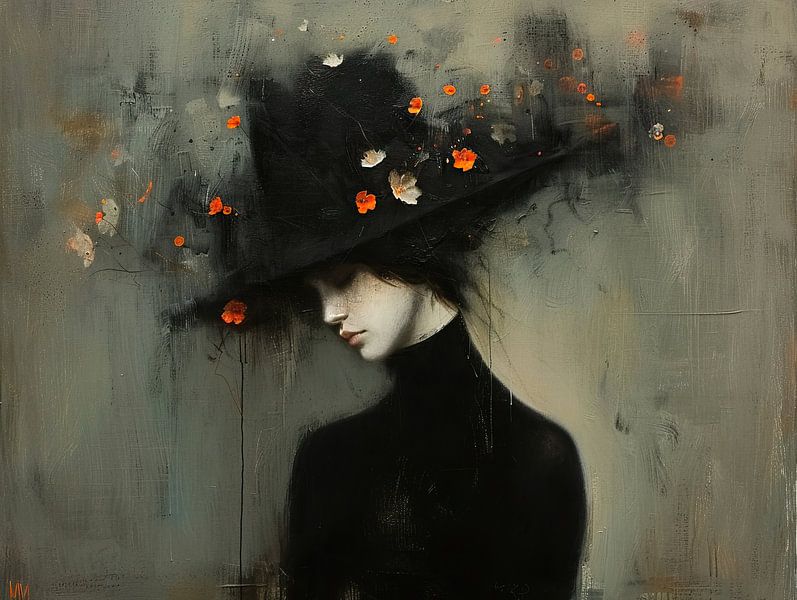 Echoes of Bloom van Abstract Schilderij