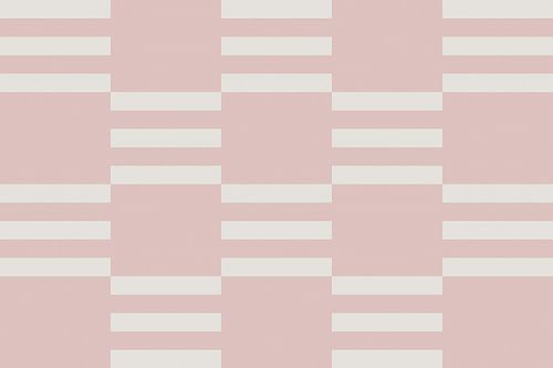 Motif de damier. Formes géométriques modernes abstraites et minimalistes en rose et blanc 8