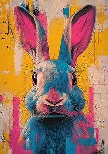 Kaninchen - Pop Art