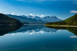 Lake Muncho on the Alaska Highway by Roland Brack