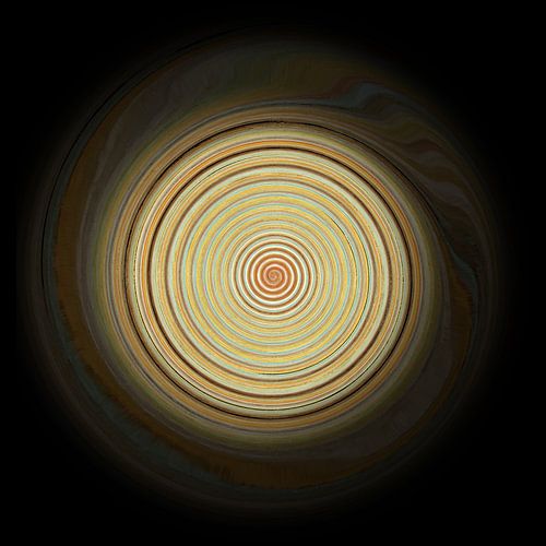 Fascinantes spirales colorées sur fond noir 06 / Spirale / Tourbillon de couleurs