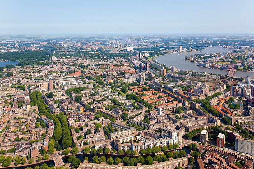 Luchtfoto Kralingen te Rotterdam van Anton de Zeeuw