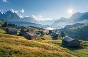 Zauberhaftes Lichtspiel in den Dolomiten