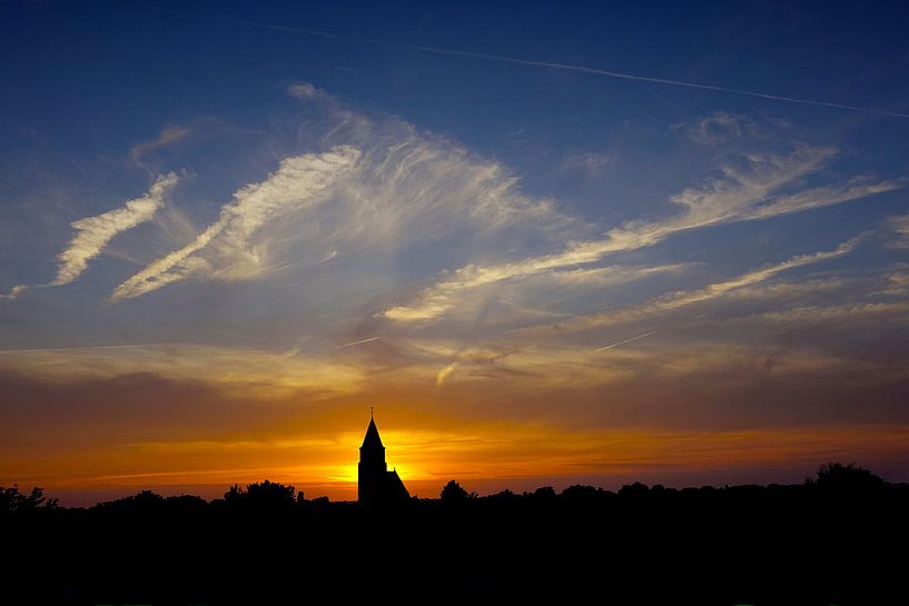 Dutch Sunset van Harry Hadders