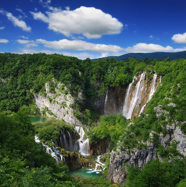 Veliki slap Wasserfall Nationalpark Plitvicer Seen  von Renate Knapp