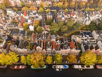 Aerial view of Amsterdam by Etem Uyar